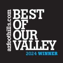 Arizona Foothills Magazine - Best of Our Valley 2024 Winner